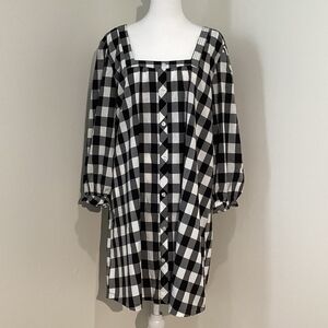 Mud Pie Women's Black & White Dress